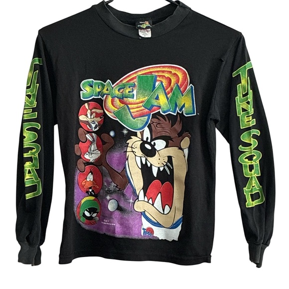 1996 Space Jam Tune Squad T-Shirt Youth Sz Warner Bros - Main Image